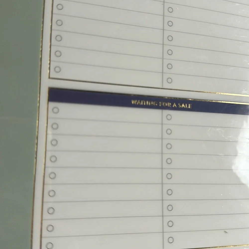 Erin condren shopping list